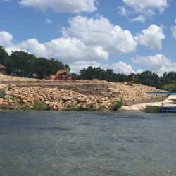Retaining Wall Lake Brownwood2